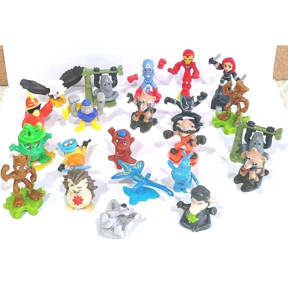 Kinder Surprise Egg Toys Lot Of 22 Assorted Figures And Animals